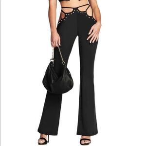 I am Gia black cut out damina pants small